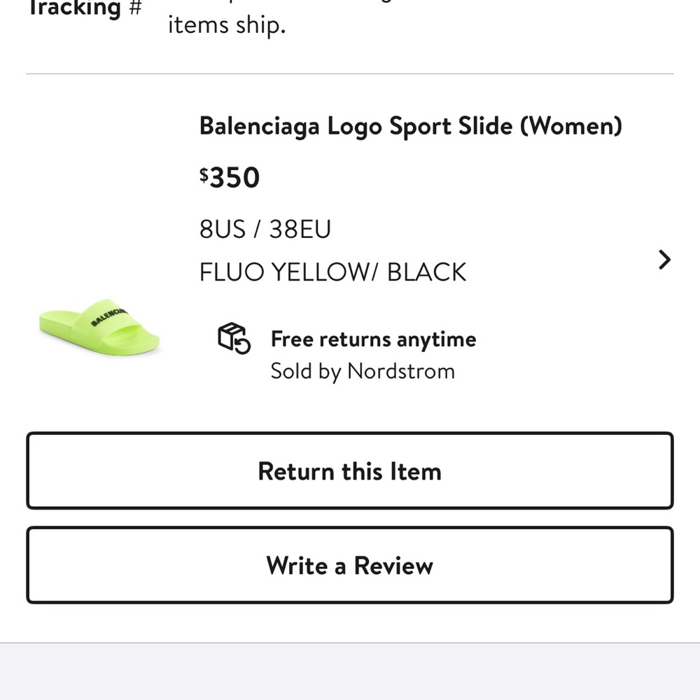 Balenciaga Logo Sport Slide … reposting !some ignorant follower reported as fake